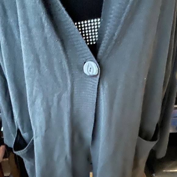 Laura Size 3X Black Cardigan - Picture 5 of 10